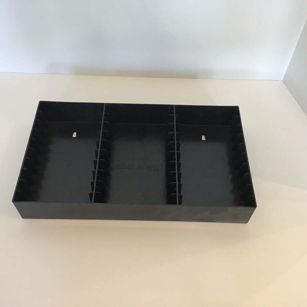 Vintage Case Logic 30 Cassette Tape Plastic Mountable Storage Rack